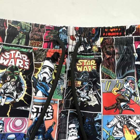 RSVLTS Star Wars Swim Trunks Mens 2XL Comic Strip Darth Yoda Hybrid Shorts - Picture 4 of 12